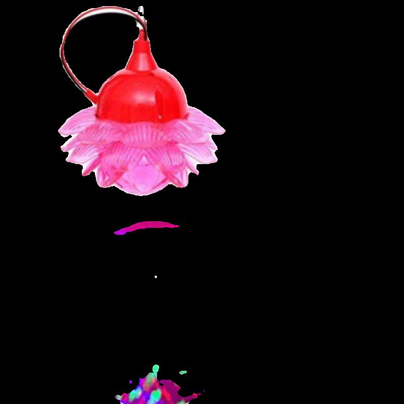 莲花灯七彩旋转灯笼配件国庆新年户外阳台发光2023新款走马led灯