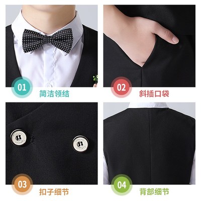 男童西装套装夏胖童主持人宽松礼服大童表演服装花童大码西服六一