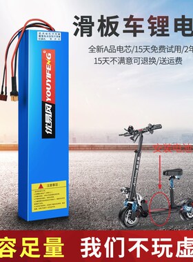 适配阿尔郎滑板车锂电池36V8Ah10.13.15..48V21AH通用