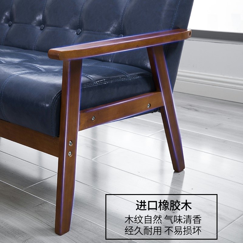 办公沙发茶几组合套装商务接待洽谈会客休息区简约小型办公室沙发