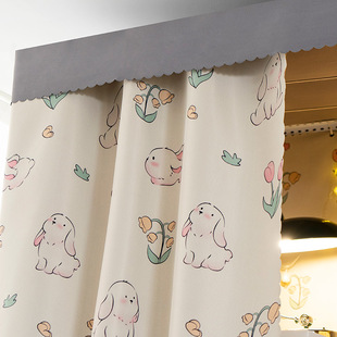 上铺牀帘学生宿舍遮光帘子上下铺牀围挡布窗帘牀遮挡帘桌帘寝室