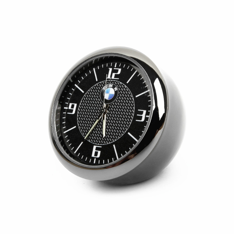 宝马M标3系5系7系X1X3X5X6汽车载时钟改装电子钟表时间摆设石英表