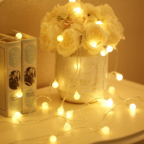 户外防水小灯灯串带露营布置帐篷节日婚礼气氛灯装饰摆摊星星彩灯