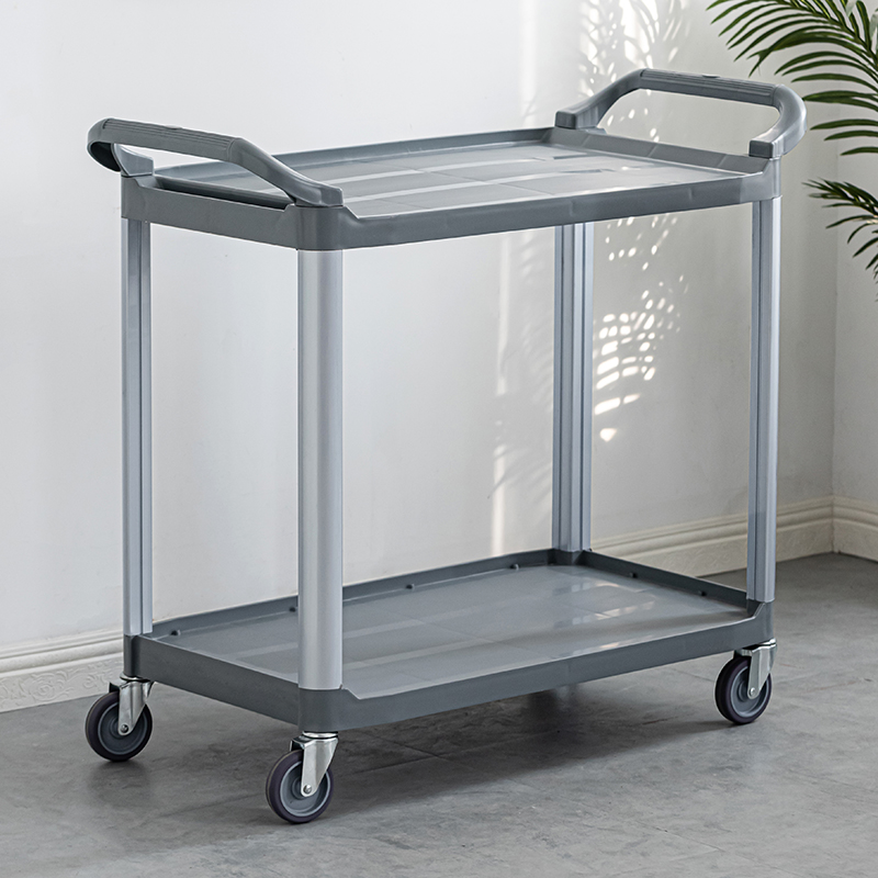 商用多功能餐厅送餐车酒店收餐车摆摊小推车塑料饭店收碗车