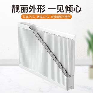 钢制板式燃气电壁挂锅炉暖气片家用集中供暖空气能壁挂式散热片器