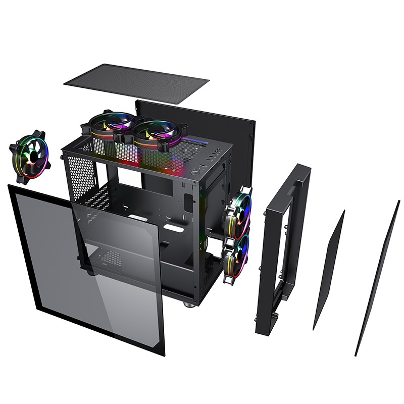 先马平哥电竞台式电脑小箱侧透水冷电竞箱