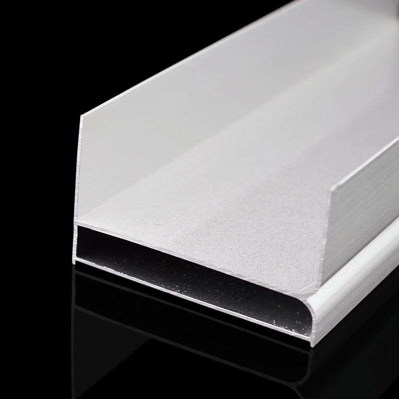 定制长度淋浴房轨道浴室滑轨平移门轨滑道玻璃门铝合金吊滑轨道