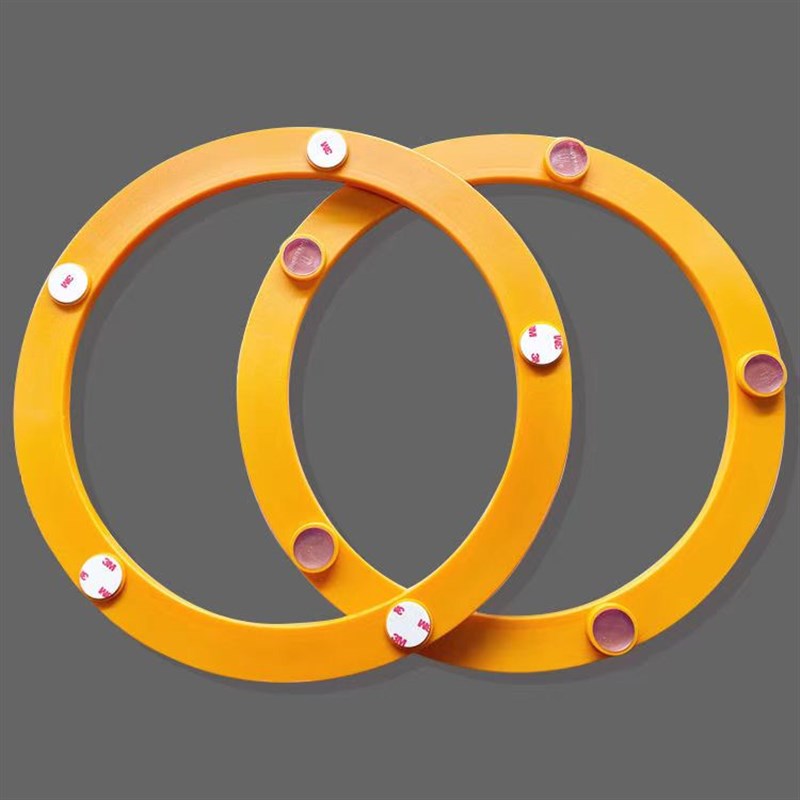 圆桌转盘底座餐桌转芯自粘防滑静音滑轨家用桌玻璃岩板大理石转轴