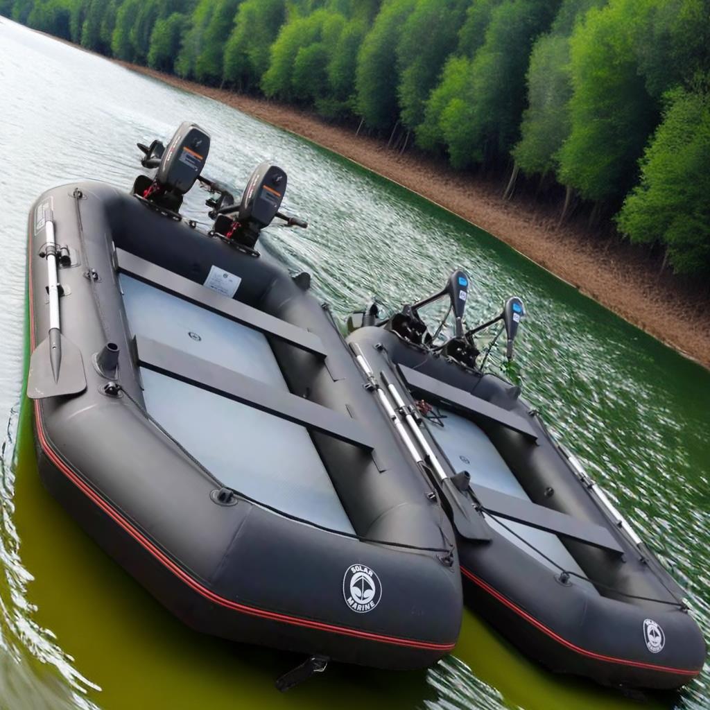 加宽充气船橡皮艇加厚硬底皮划艇钓鱼船耐磨气垫船冲锋舟可站立