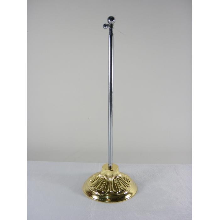 佛具用品文化装饰经幡杆幡架旗杆旗座 可伸缩不锈钢支架60CM