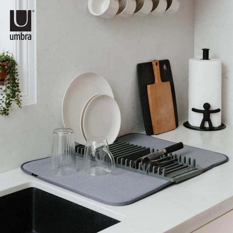 umbra沥水垫厨房速干隔热餐桌垫高级台面锅垫防烫垫碗碟盘沥水架,餐饮具,餐垫,淘宝优惠券,粉丝福利购,淘宝优惠卷