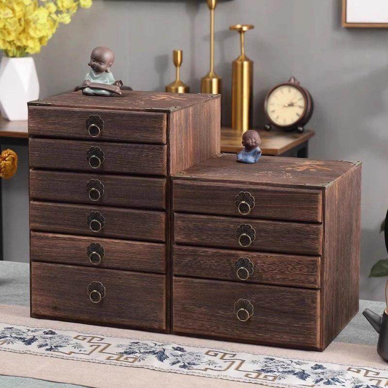 普洱茶饼收纳盒实木多层抽屉式收纳柜分茶盘复古茶饼包装盒茶饼盒,餐饮具,茶道/零配,淘宝优惠券,粉丝福利购,淘宝优惠卷