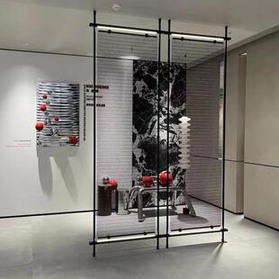 黑武士隔断屏风金属网帘格栅不锈钢装饰幕墙创意隔断墙loft工业风