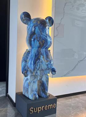 网红卡通暴力熊存钱罐现代简约电视柜轻奢大号客厅落地创意摆件