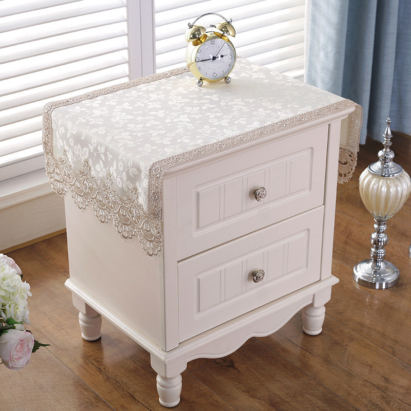 床头柜盖布欧式打印机防尘罩蕾丝卧室长方形防滑盖巾in斗柜垫,居家布艺,床头柜盖布,淘宝优惠券,粉丝福利购,淘宝优惠卷