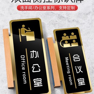侧挂科室牌门牌档定制创意办公室财务室挂牌标牌牌子公司部门门牌
