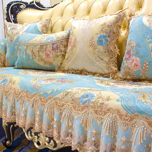 沙发罩雪尼尔沙发坐垫防滑皮沙发垫 通用欧式 22新款 沙发垫四季