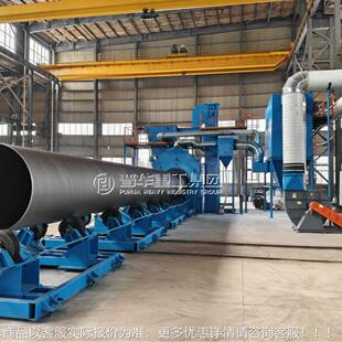 头厂家QG系列源钢管管道丸清机理圆管外壁除锈脏污除PQD漆抛表面