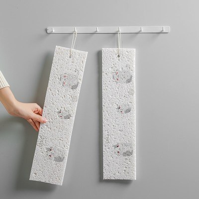 厨房水槽吸水棉洗手台面防溅水吸水垫挡水海绵可剪裁木浆棉洗碗擦