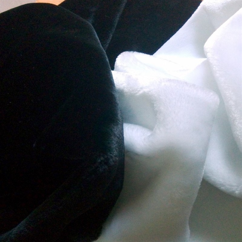 1cm雪白色长毛绒布料 饰品珠宝展示布 首饰手机柜台背景布