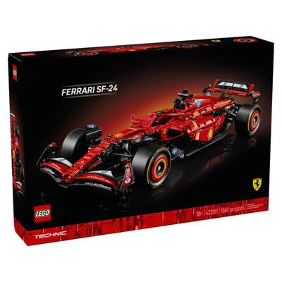 LEGO/乐高42207法拉利 SF-24 F1 赛车玩具积木礼物收藏