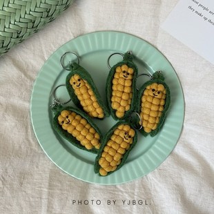 尼泊尔纯手工挂件西兰花蔬菜食品创意可爱挂件有趣小众饰品钥匙扣