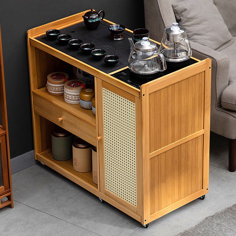 移动茶桌小茶台烧水壶一体家用茶水柜实木煮泡茶简约轻奢阳台茶几,住宅家具,家用茶台/茶桌,淘宝优惠券,粉丝福利购,淘宝优惠卷