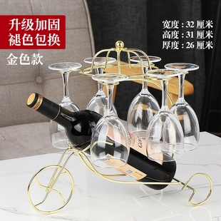 家用6只水晶杯葡萄醒酒器欧式 红酒杯套装 创意玻璃高脚杯奢华酒具