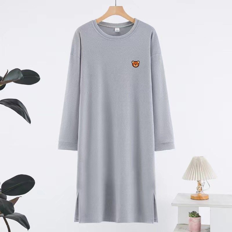 秋冬德绒加绒加厚中长款浴袍男宽松加大保暖一体睡袍长袖束口睡裙,女士内衣/男士内衣/家居服,睡袍/浴袍,淘宝优惠券,粉丝福利购,淘宝优惠卷