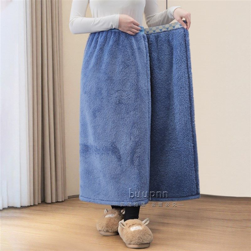 保暖半身围裙加绒一片式护膝围腿毯珊瑚绒关节防寒,居家日用,保暖围挡,淘宝优惠券,粉丝福利购,淘宝优惠卷