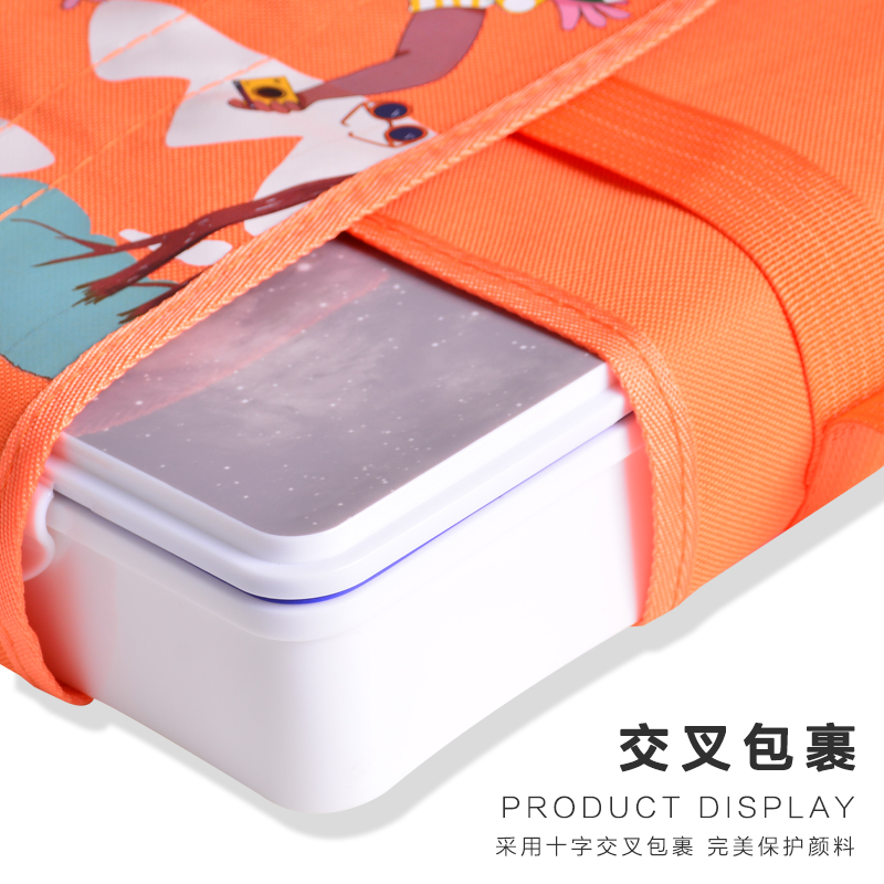 中贤颜料盒提手水粉42色提兜果冻颜料绑带大小可调节多用途帆布提