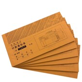 9财务票据报销单 凭证 无碳复写组付款 通知单二连付款