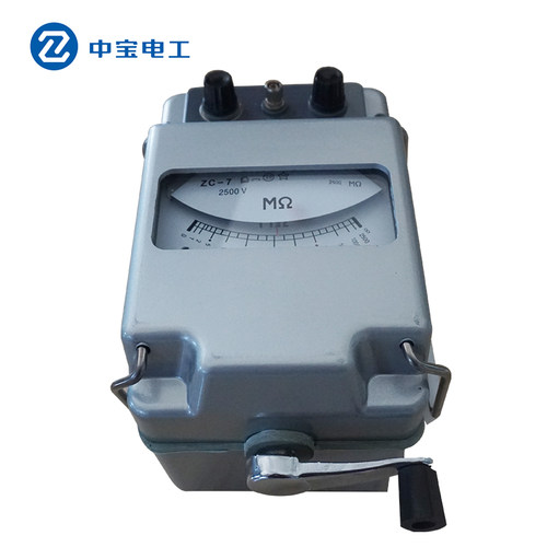 上海六厂绝缘电阻表电工摇表接地电阻测试仪Z7型兆欧表