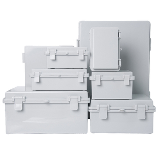 **室外防水防尘盖塑料配电箱 接线盒卡扣定制塑料箱