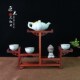 博古架小号酸枝实木茶具紫砂茶壶架子红木多宝阁工艺品文玩架