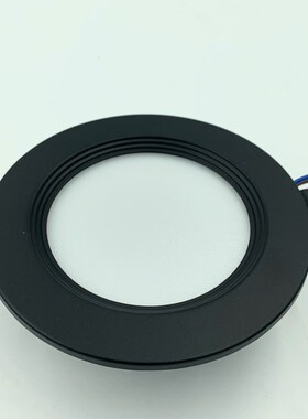 黑色LED筒灯嵌入式天花射灯7W9W4寸12w6寸18W中性光圆形平板洞灯