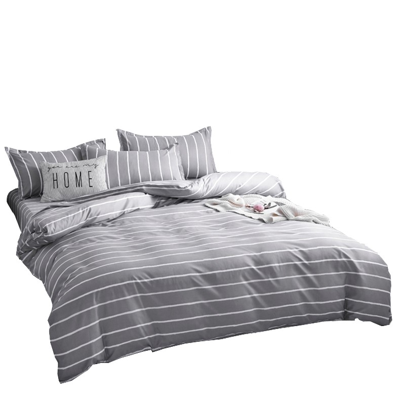 全棉被子四件套加被芯薄春秋被保暖冬被8斤6单人学生宿舍床全套装