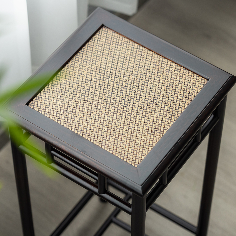 新中式花架室内客厅简约落地式花台植物盆栽花盆盆景架吊兰竹架子