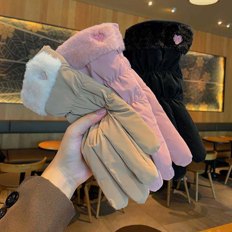 韩版冬天保暖触屏学生女加厚棉羽绒骑车防寒可爱滑雪手套防风加绒,户外/登山/野营/旅行用品,滑雪手套,淘宝优惠券,粉丝福利购,淘宝优惠卷