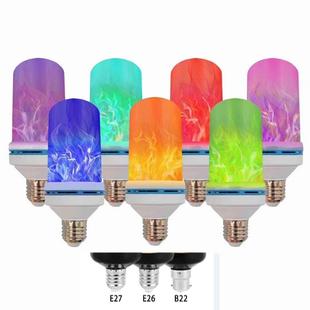 led仿真火焰灯泡e14e27螺口酒吧庭院草坪装饰假火焰火把火苗灯