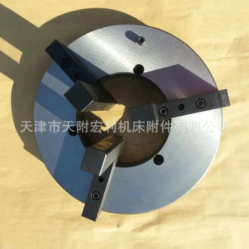 WP320-3通孔155数控机床中玻璃卡盘气动三爪卡盘玻璃机术卡盘