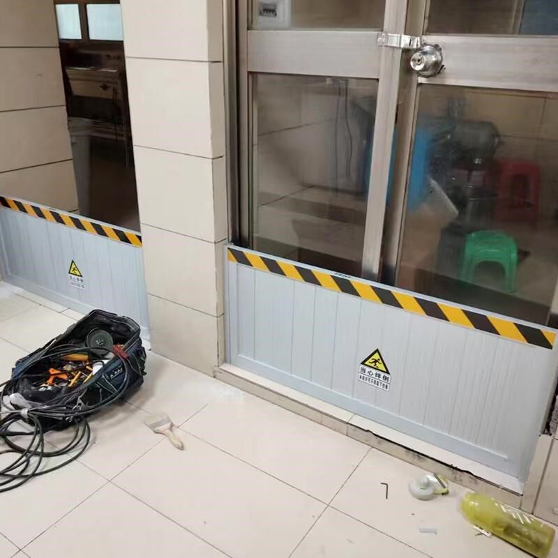 铝合金开门式挡鼠板配电房室防鼠板门档家用饭店防汛挡水板不锈钢