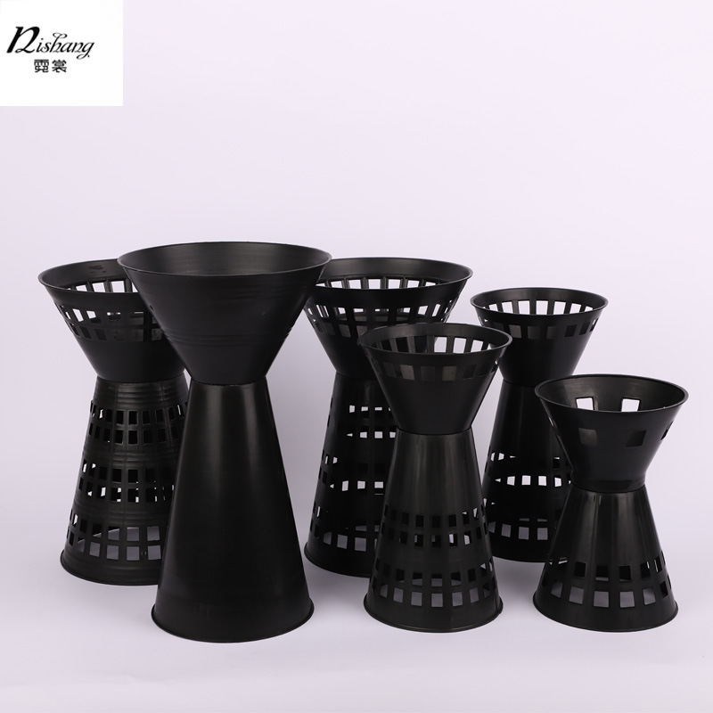 鲜花插花桶包花神器剑桶花束内胆固定底座新手包花模具材料塑料桶