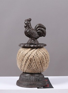 复古怀旧铸铁缝纫机模型绕线器绕线轴装饰摆件餐厅咖啡馆软装摆设