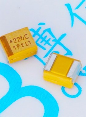 B型 16V22UF 226C 贴片钽电容 1210 3528 胆电容 黄色 极性电容
