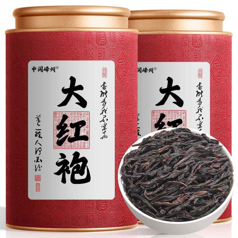 正宗苏文峰 大红袍茶叶新茶 岩骨花香乌龙茶正宗高山岩茶浓香型罐