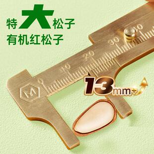 东北松子有机开口松子手剥红松松籽坚果礼盒特产特大490g