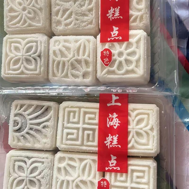 新货上海薄荷糕豆沙松糕糯