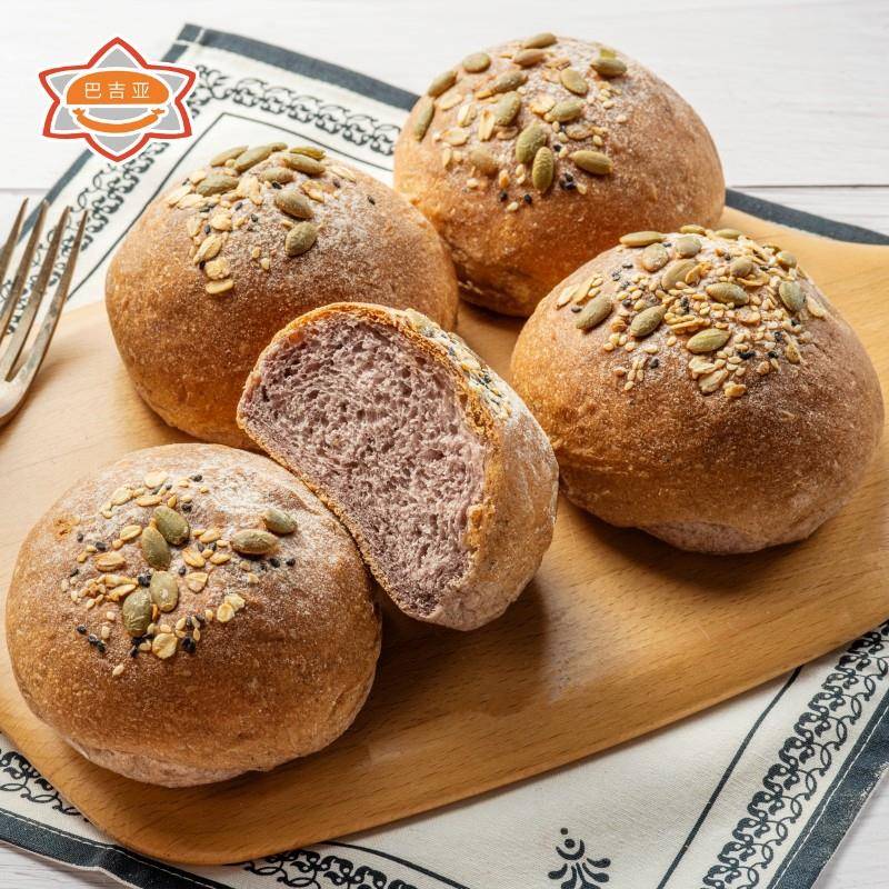 正宗米面 面包斑斓杂粮黑米草莓蓝莓乳酪软欧包代餐饱腹营养早餐