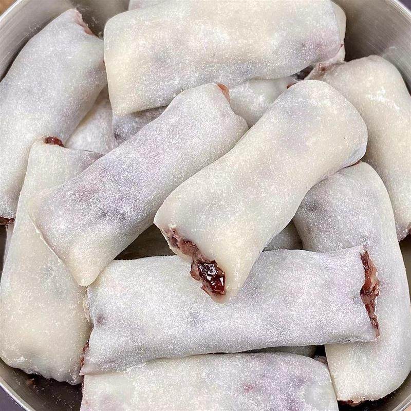 新货冰皮红枣红豆糕条头糕